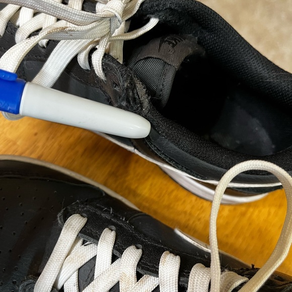 Nike Women’s Low-Top Reverse Panda Dunk Sneaker in Black/White - Picture 6 of 13